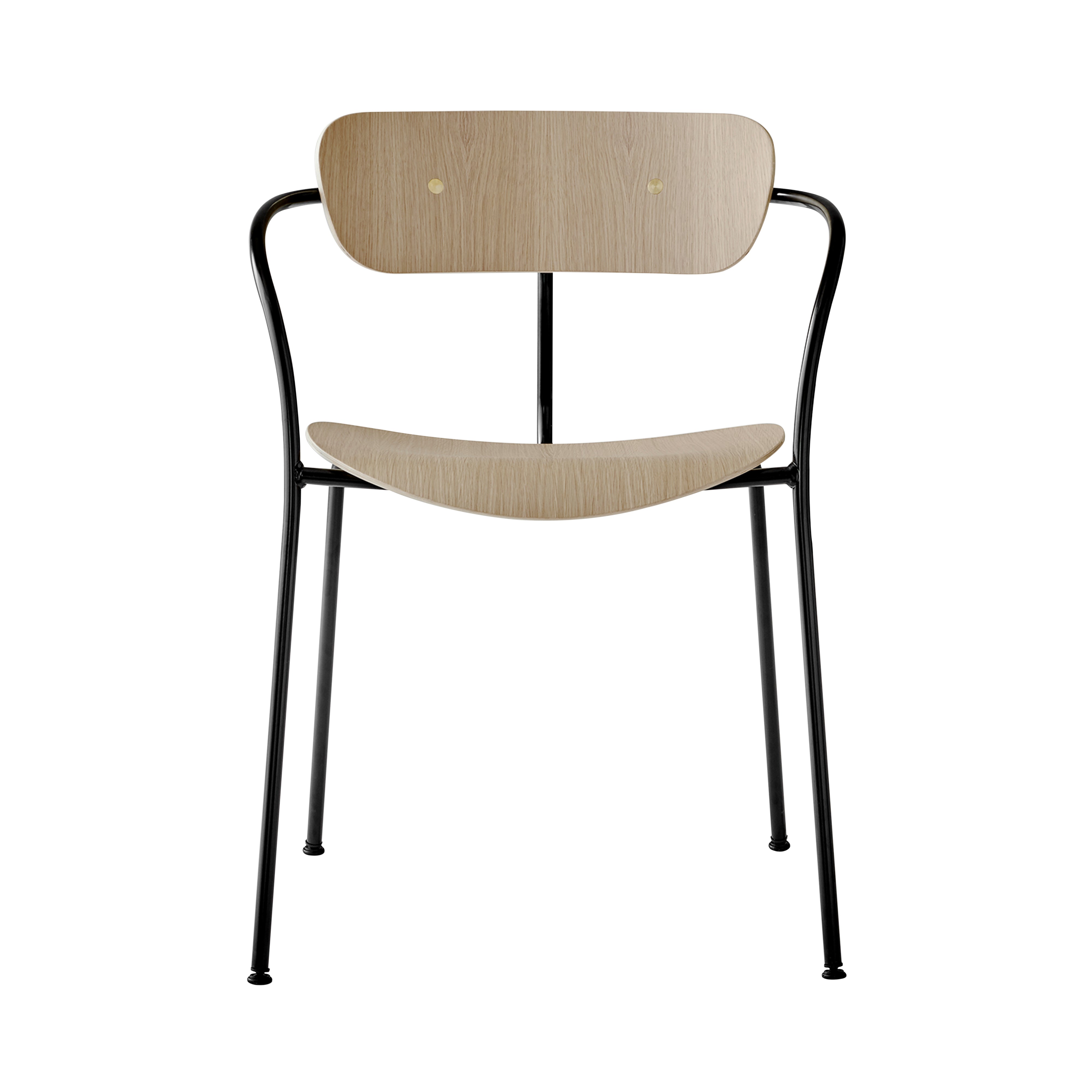 Pavilion Armchair AV2: Oak + Black