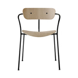 Pavilion Armchair AV2: Oak + Black