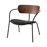 Pavilion Lounge Chair Upholstered: AV6 + Lacquered Walnut