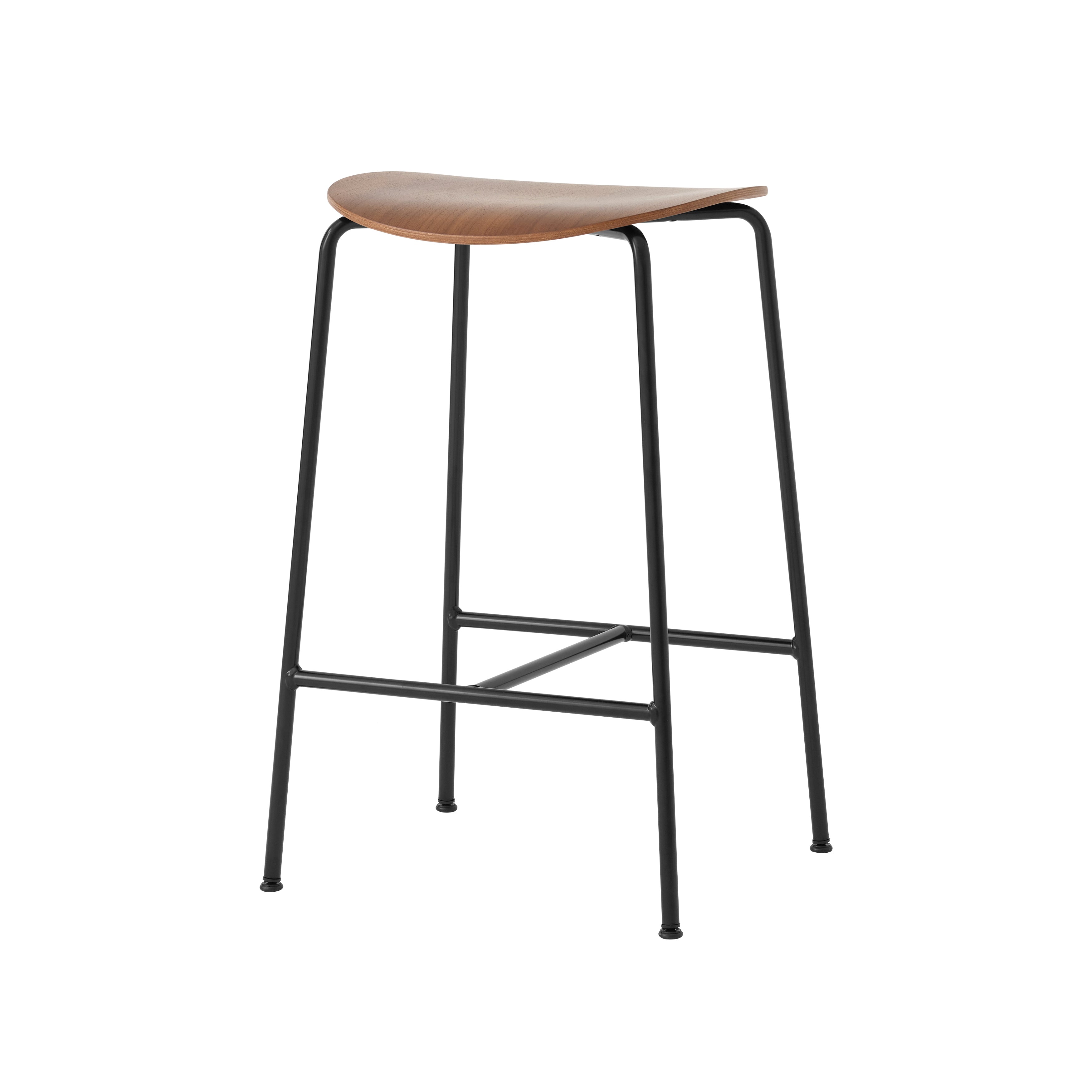 Pavilion Bar + Counter Stool: Counter (AV37) + Lacquered Walnut