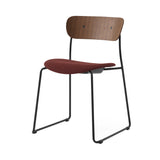 Pavilion AV52 Stacking Side Chair: Lacquered Walnut