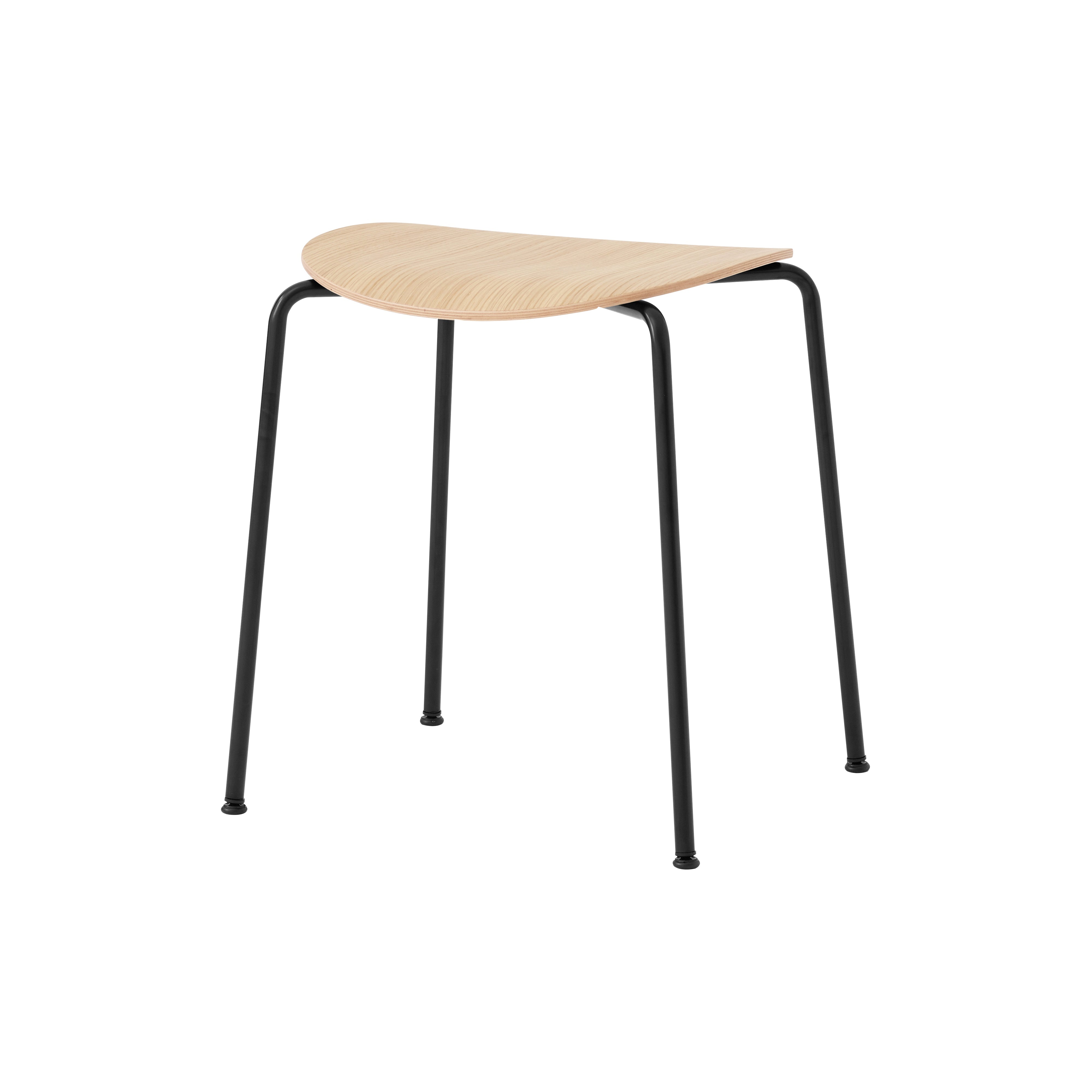 Pavilion AV36 Stacking Stool: Lacquered Oak