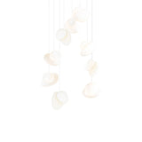 Pebble Chandelier 9: Double Helix + Pearl