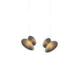 Pebble Linear 2 Pendant Light: B + Slate + Slate