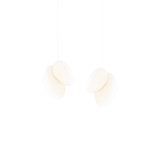 Pebble Linear 2 Pendant Light: A + Pearl + Pearl