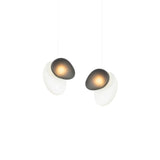 Pebble Linear 2 Pendant Light: A + Pearl + Slate
