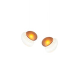 Pebble Linear 2 Pendant Light: A + Pearl + Citrine