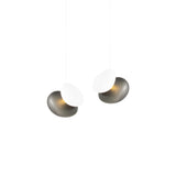 Pebble Linear 2 Pendant Light: A + Slate + Pearl