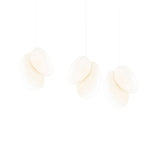 Pebble Linear 3 Pendant Light: A + Pearl + Pearl