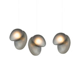 Pebble Linear 3 Pendant Light: A + Slate + Slate