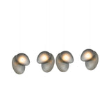 Pebble Linear 4 Pendant Light: A + Slate + Slate
