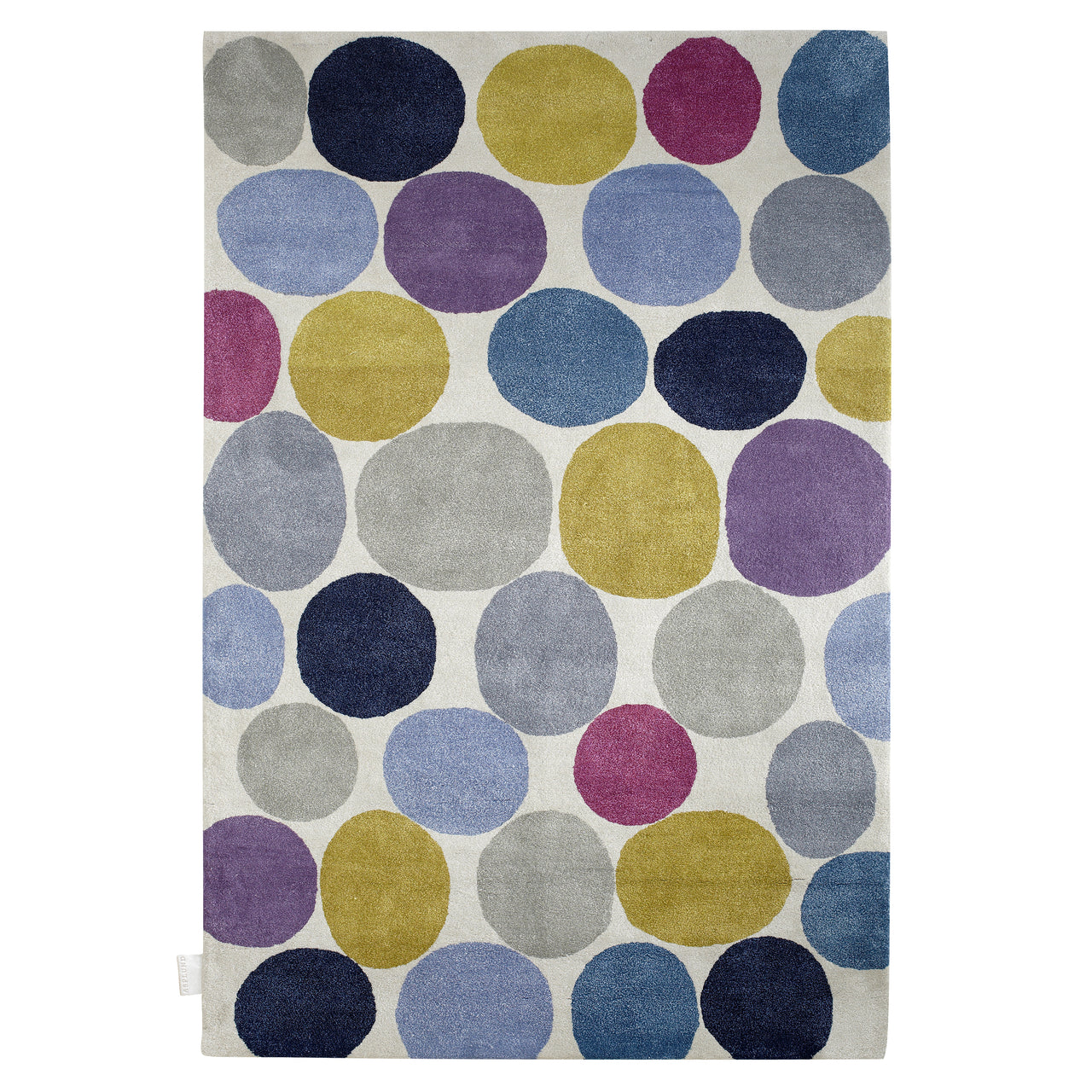 Pebbles Platinum Rug: Large - 118.1