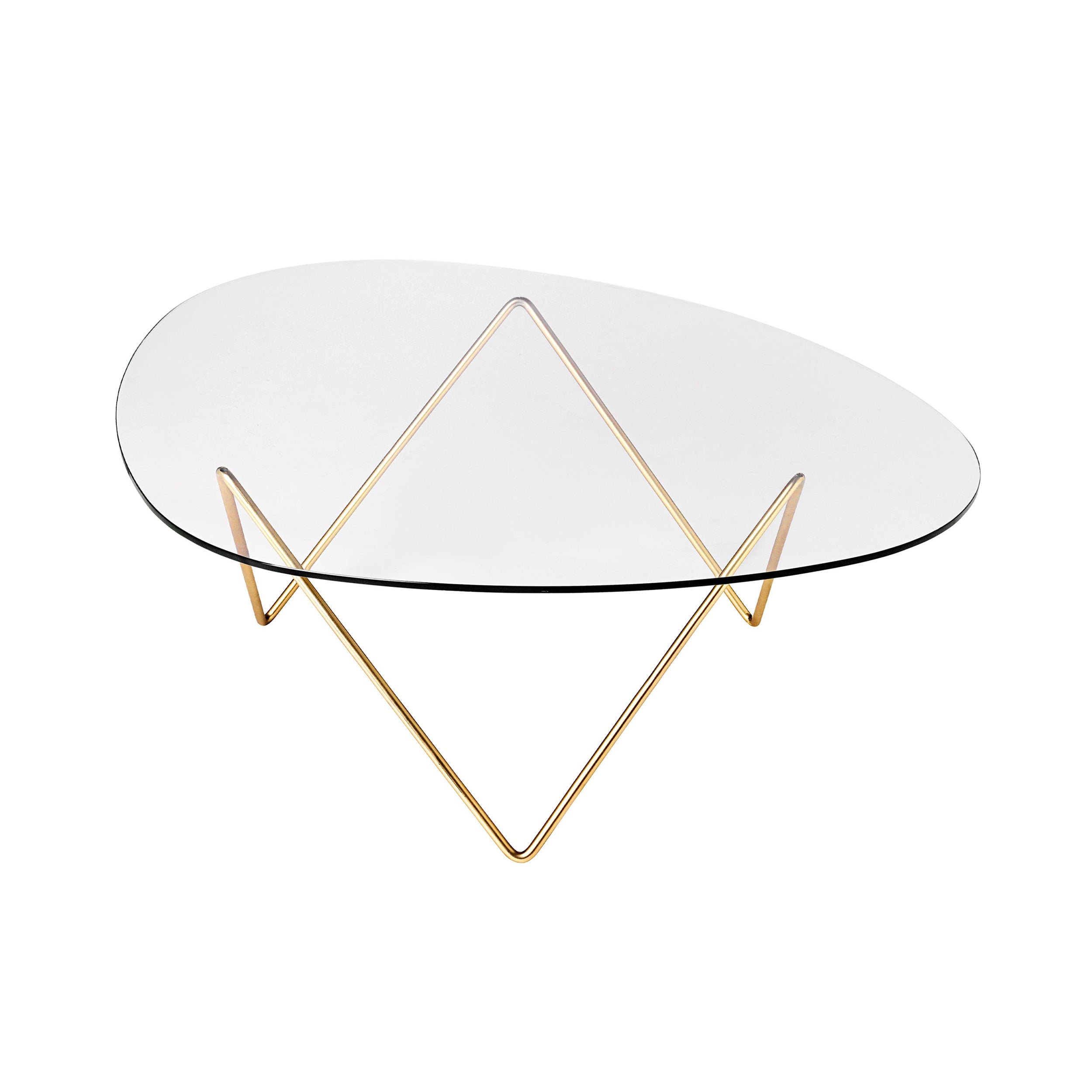 Pedrera Coffee Table: Brass
