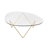 Pedrera Coffee Table: Brass