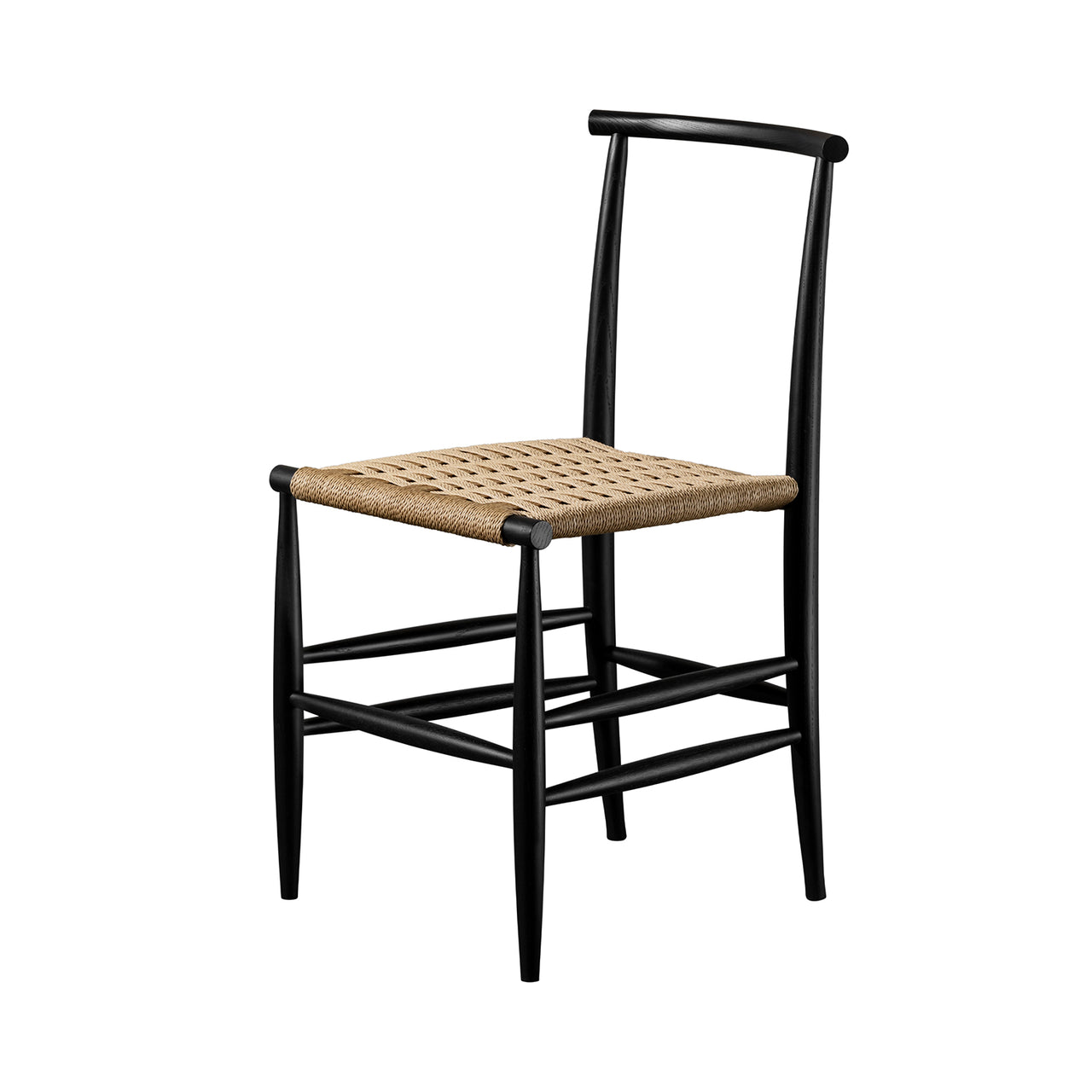 Pelleossa Chair: Black Oak