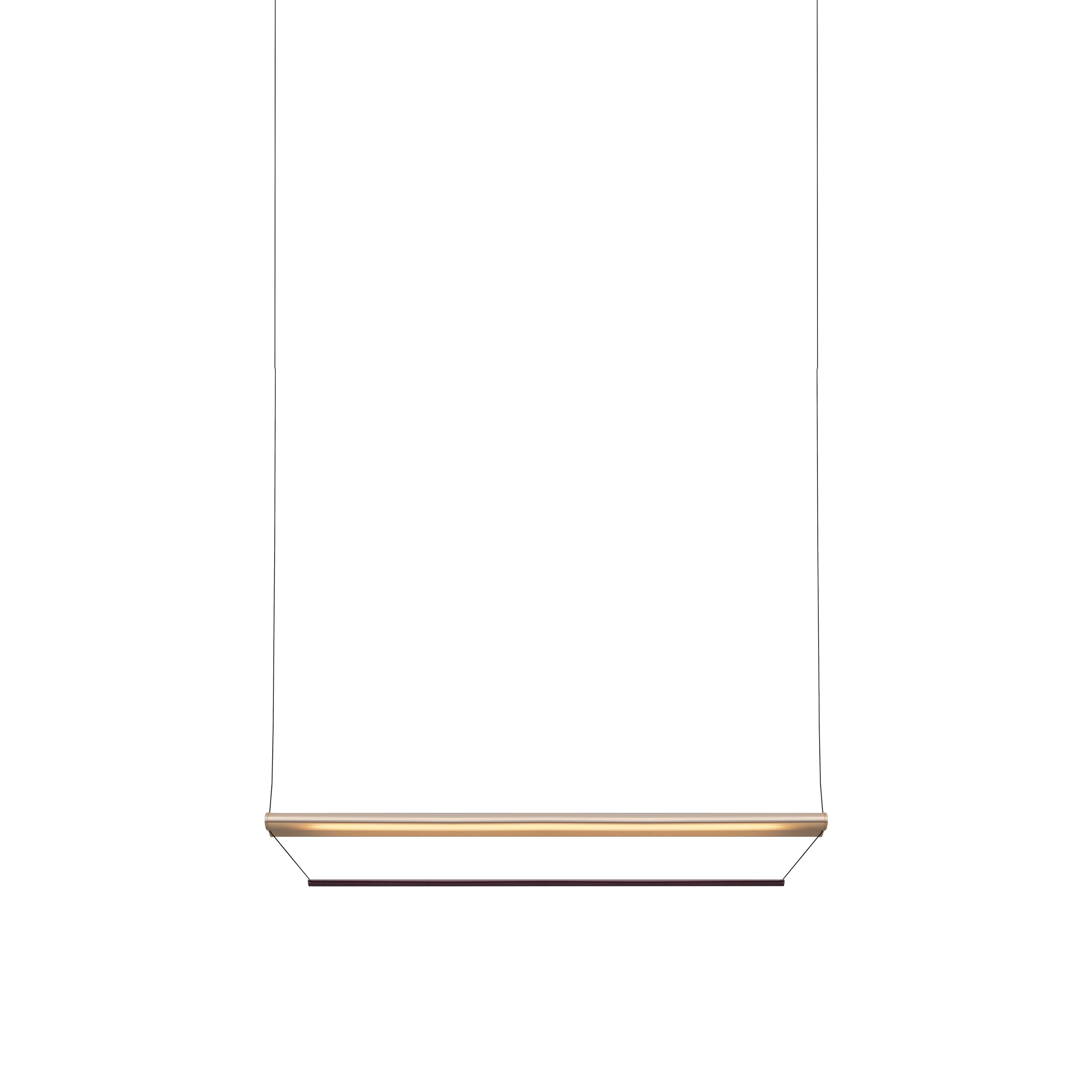 Tier 150 Pendant Light: Anodized Gold + Amethyst