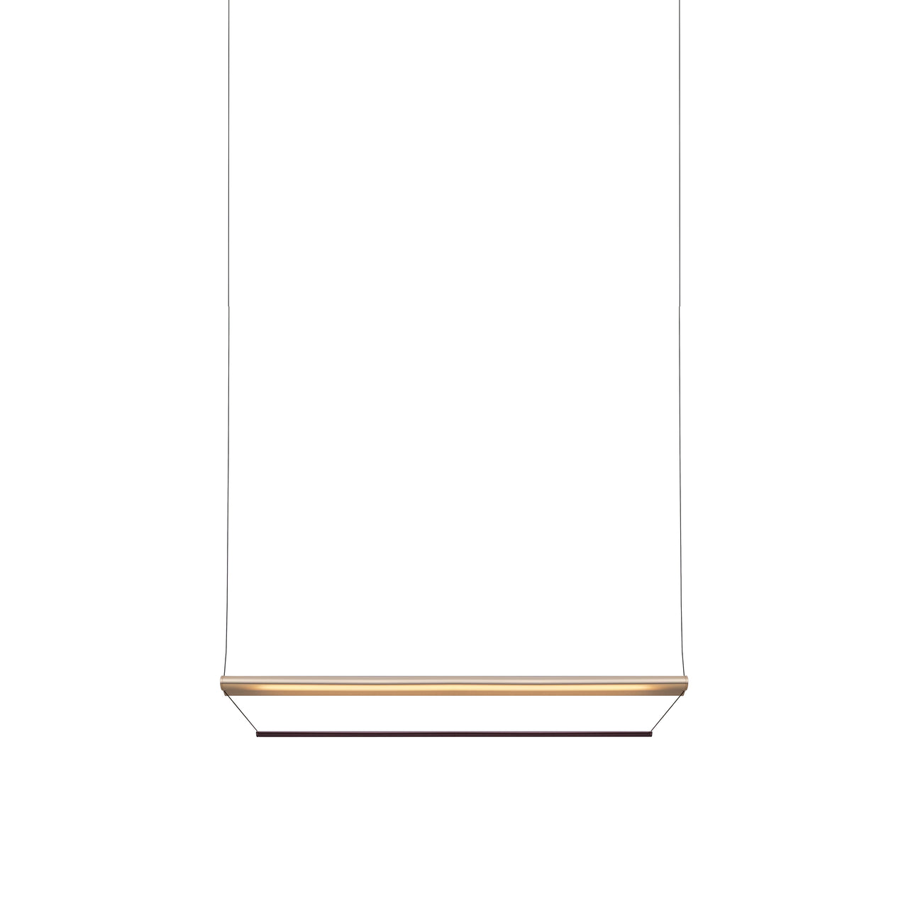 Tier 150 Pendant Light: Anodized Gold + Amethyst