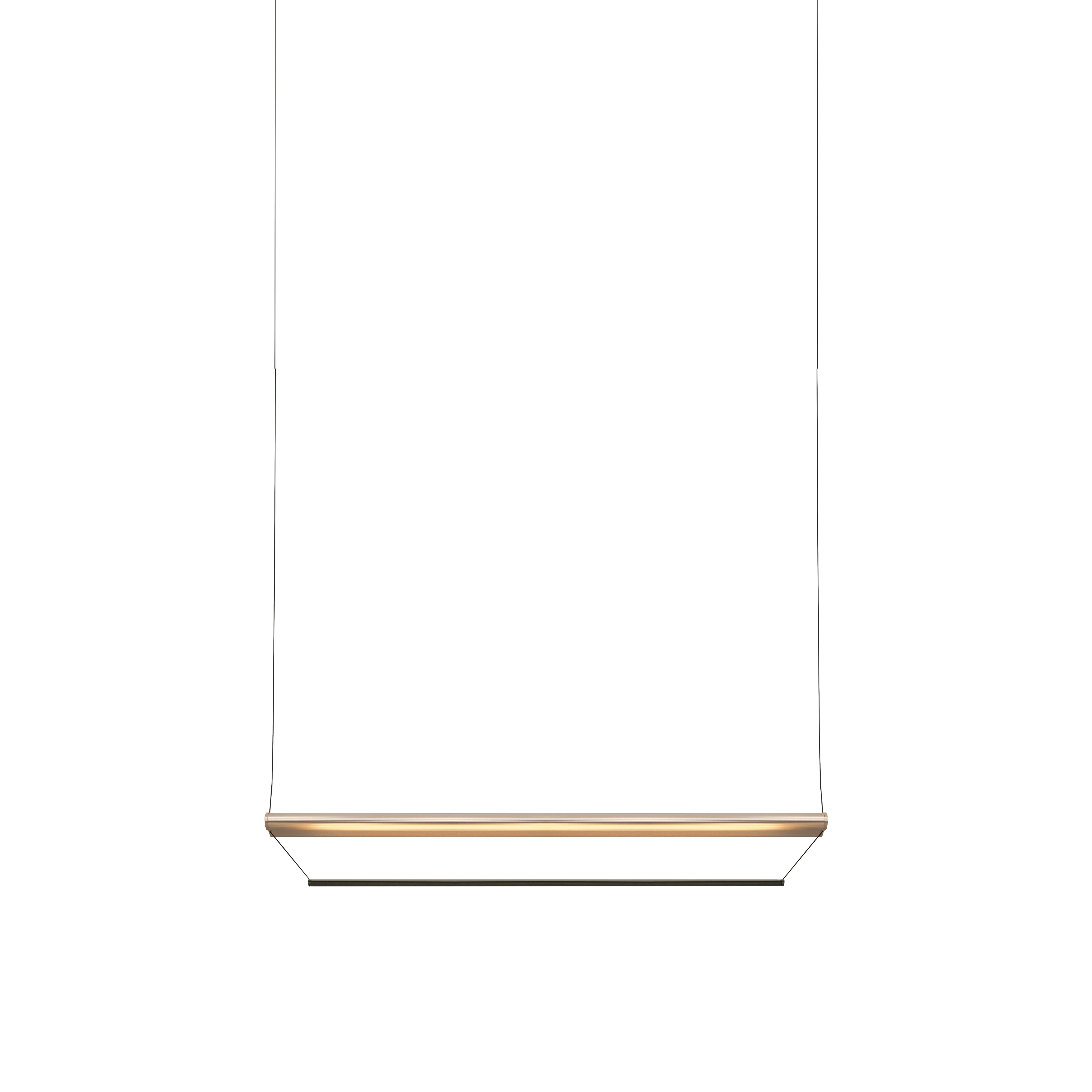 Tier 150 Pendant Light: Anodized Gold + Emerald