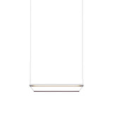 Tier 100 Pendant Light: Anodized Silver + Amethyst