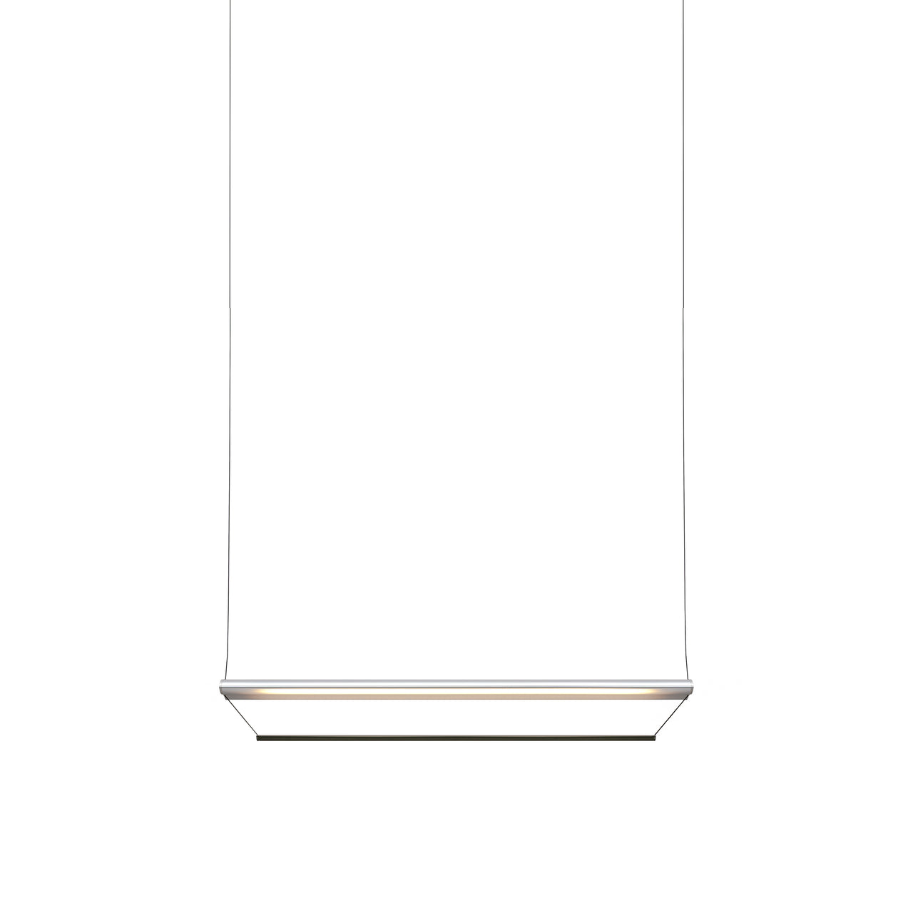 Tier 150 Pendant Light: Anodized Silver + Emerald