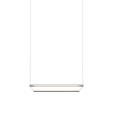Tier 100 Pendant Light: Anodized Silver + Emerald