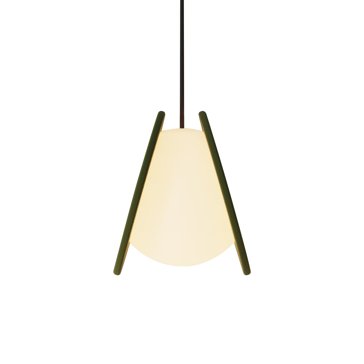 Pendulum Pendant Light: Olive