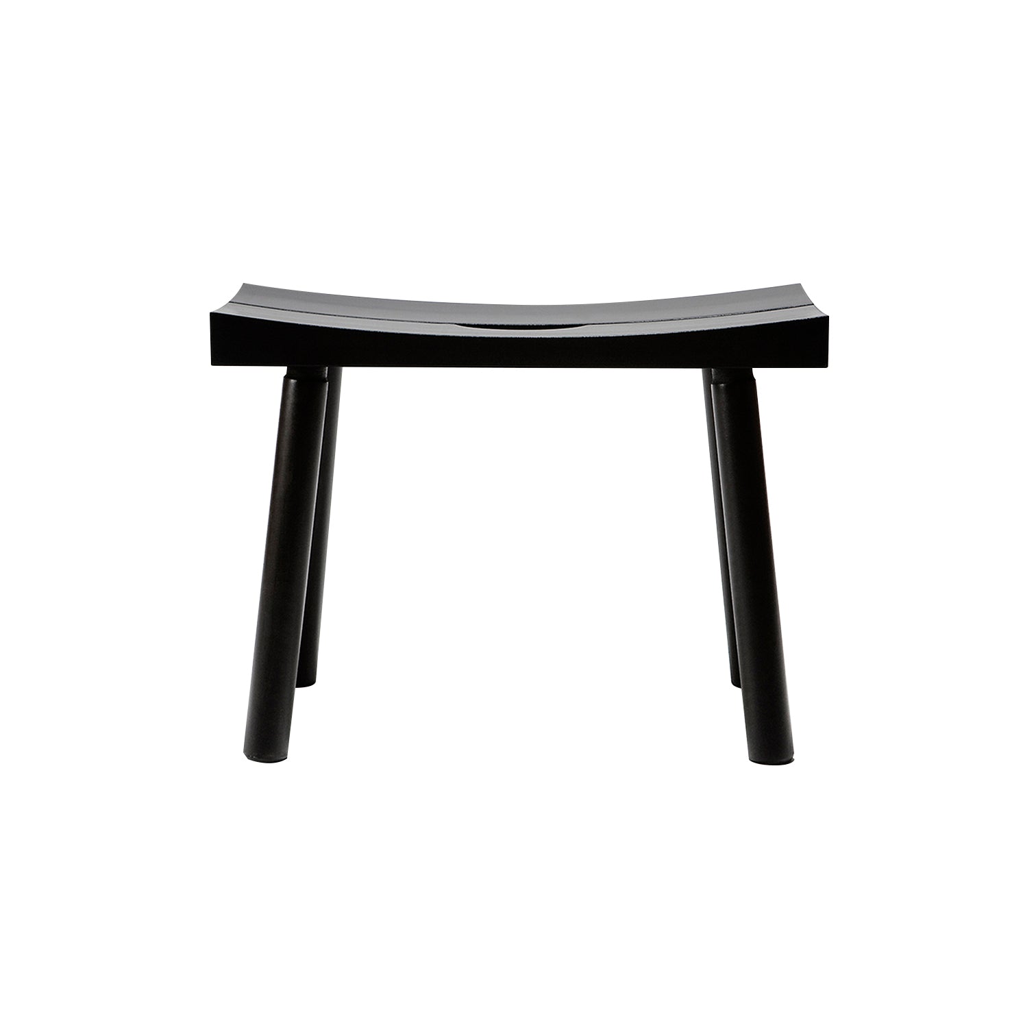 Periferia KVJ3 Stool: Black Oiled Alder