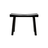 Periferia KVJ3 Stool: Black Oiled Alder