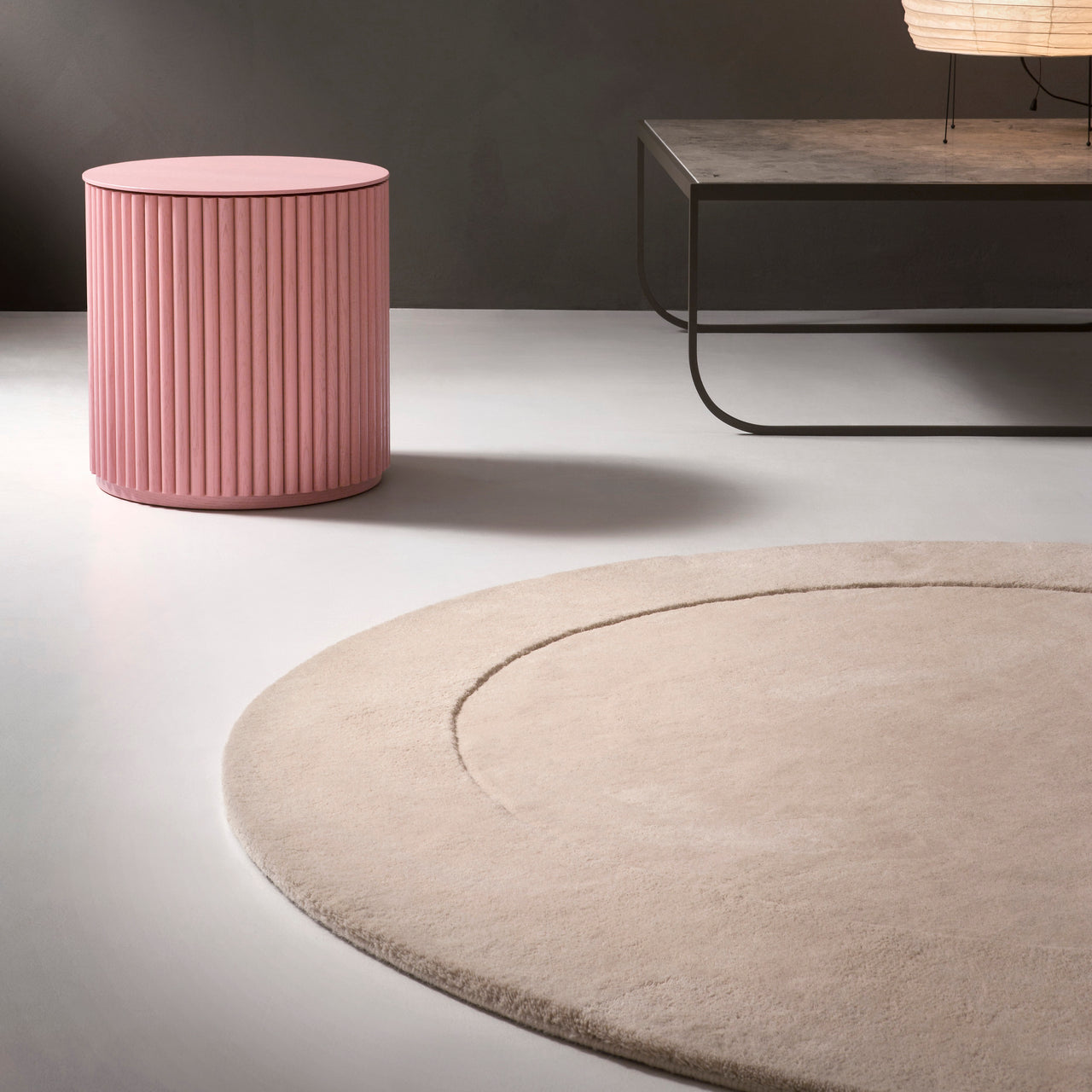 Trace Hand Tufted Round Rug: Extra Large