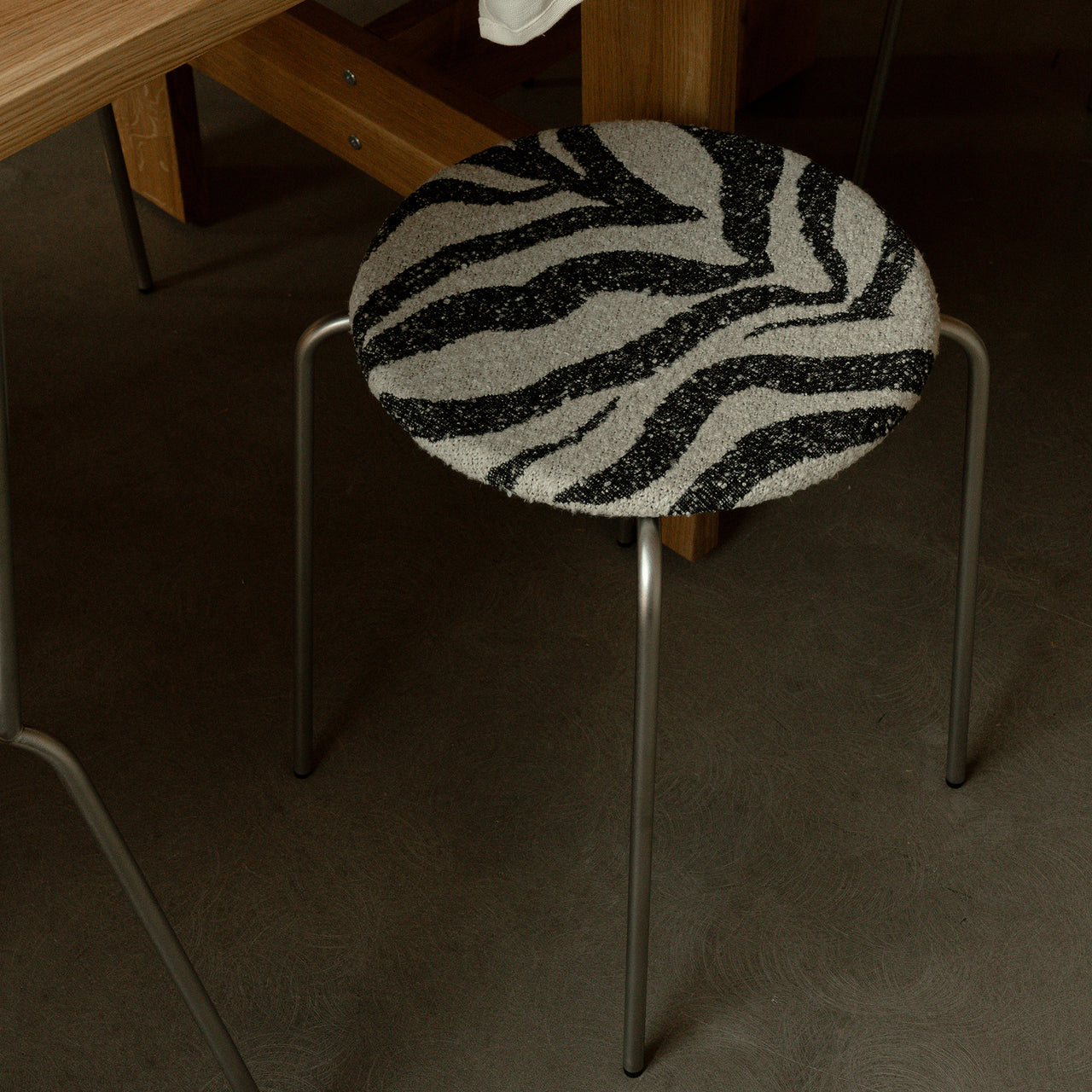 Petit Rond Stool: Upholstered + LS