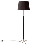 Pie de Salón Floor Lamp: G1 + Chrome-Plated + Black