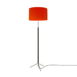 Pie de Salón Floor Lamp: G2 + Chrome-Plated + Red-Amber