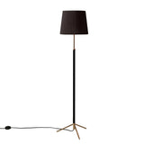 Pie de Salón Floor Lamp: G3 + Polished Brass + Black