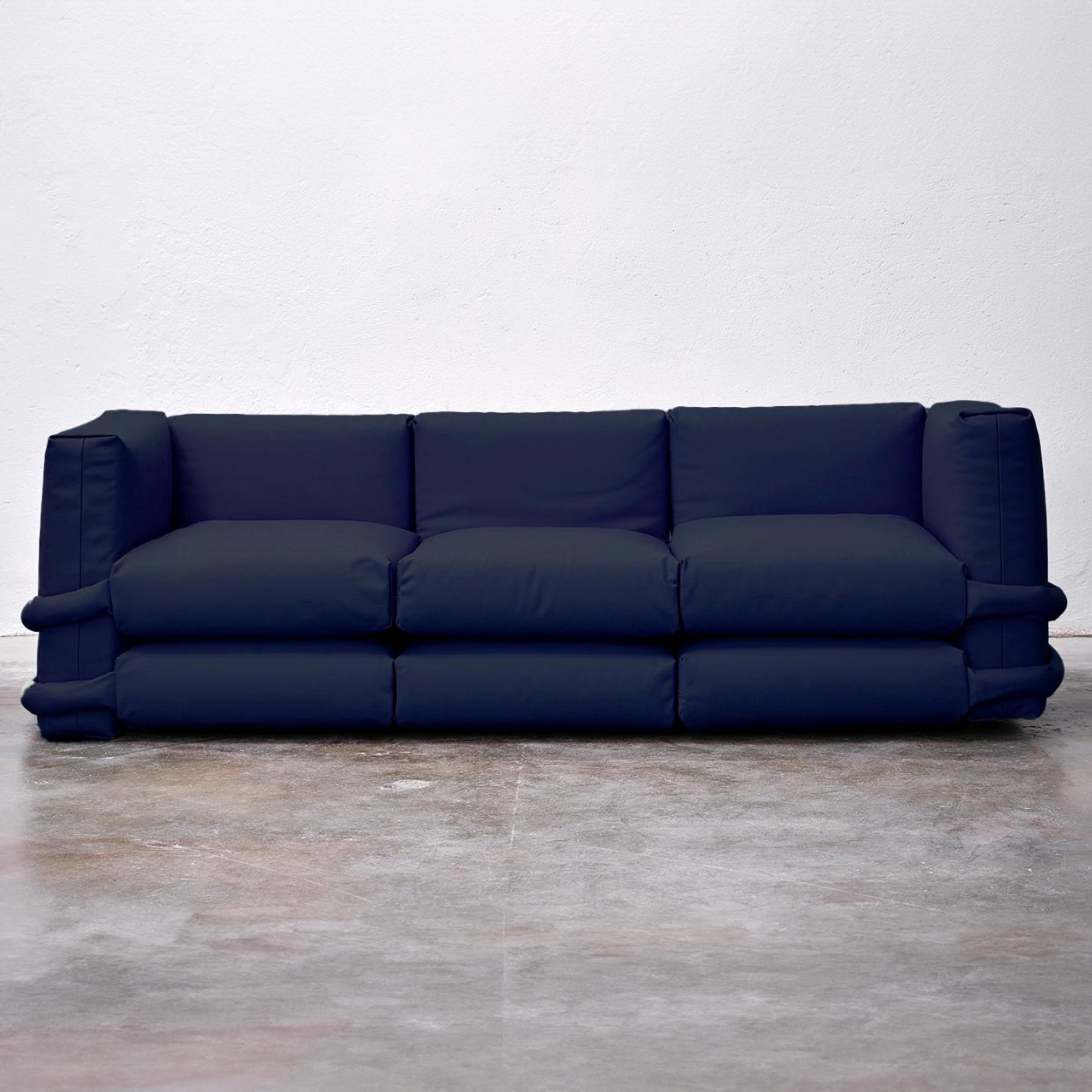 Pillow Modular Sofa: Leather