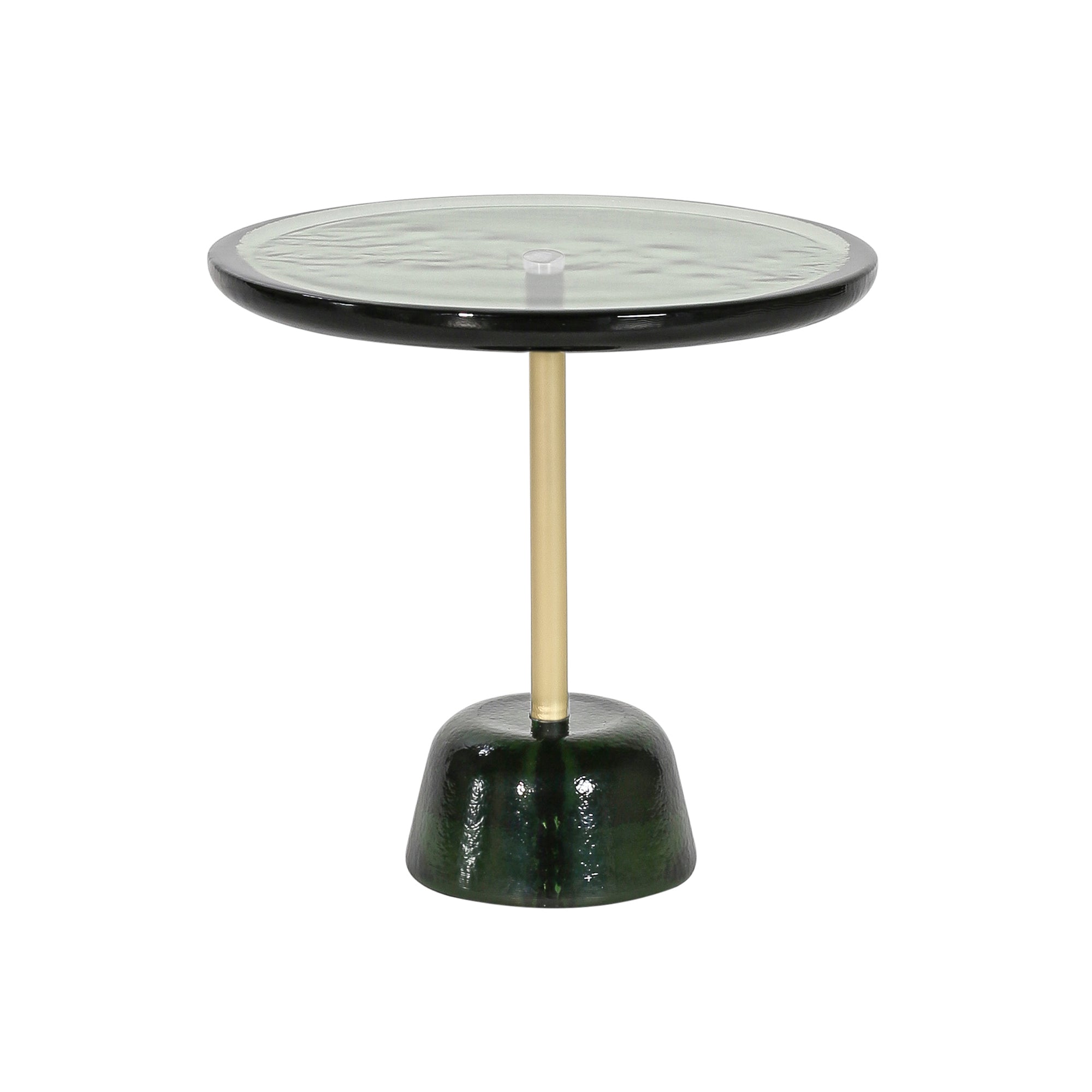 Pina Table: Low + Green + Brass