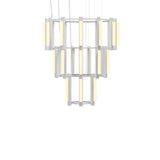 Pipeline 10 Chandelier: White