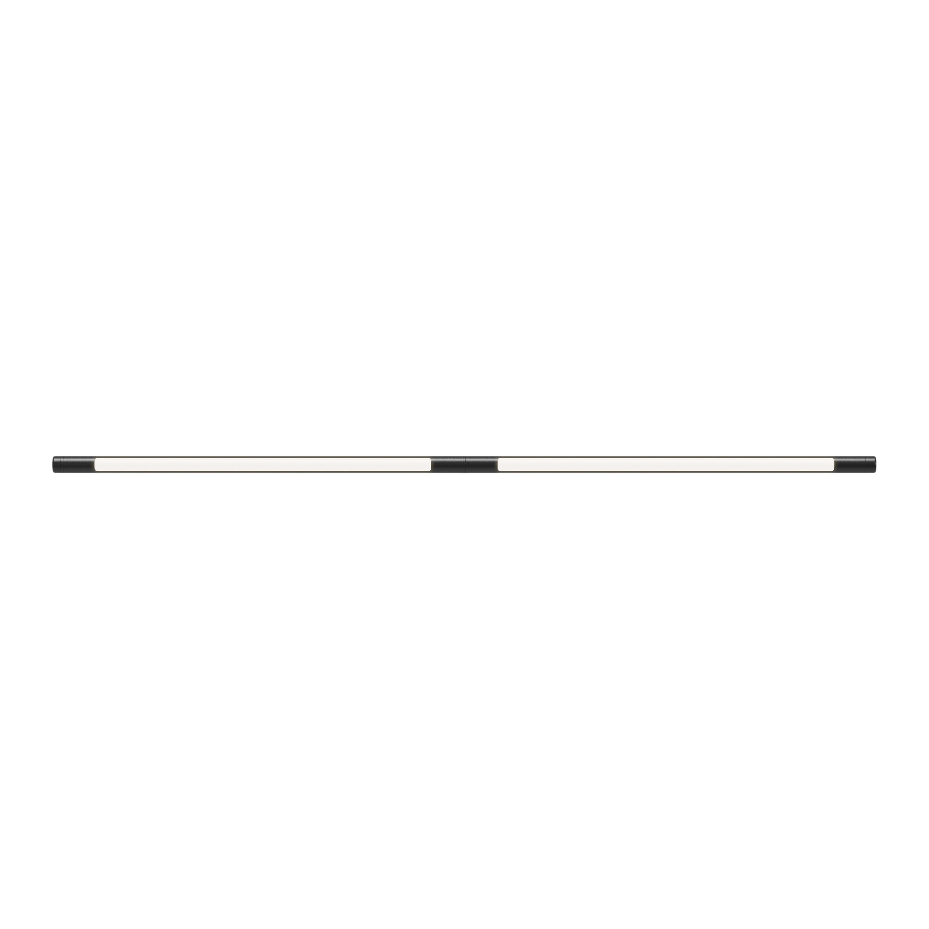 Pipeline 125.2 Ceiling/Wall Light: Black + Black