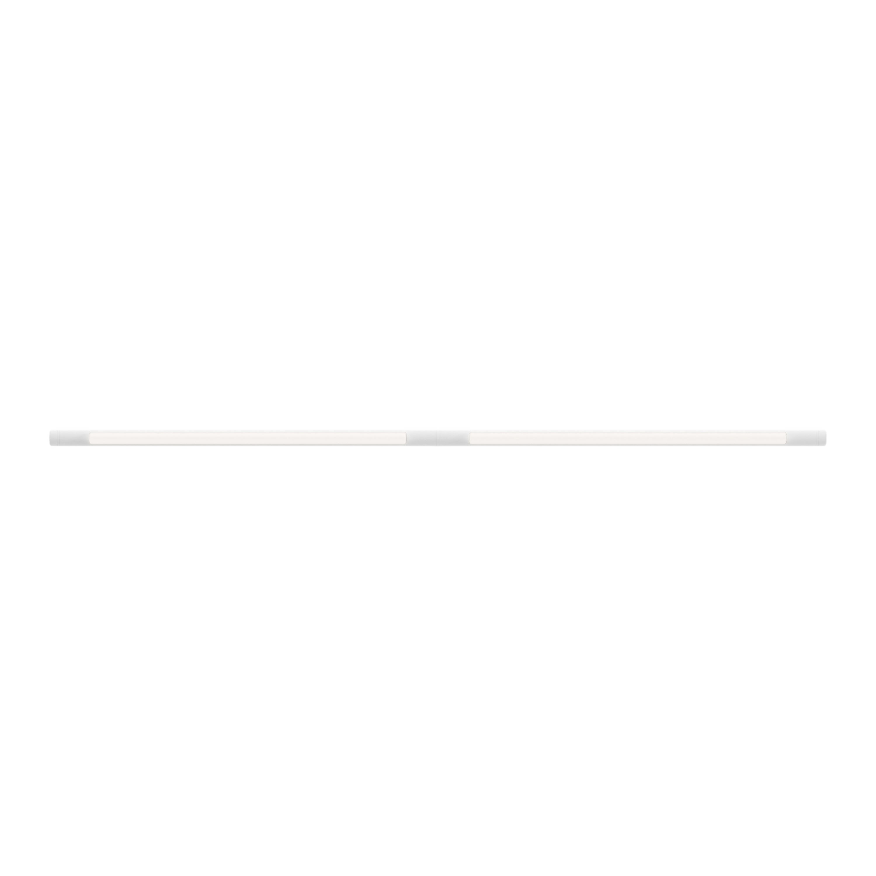 Pipeline 125.2 Ceiling/Wall Light: White + White
