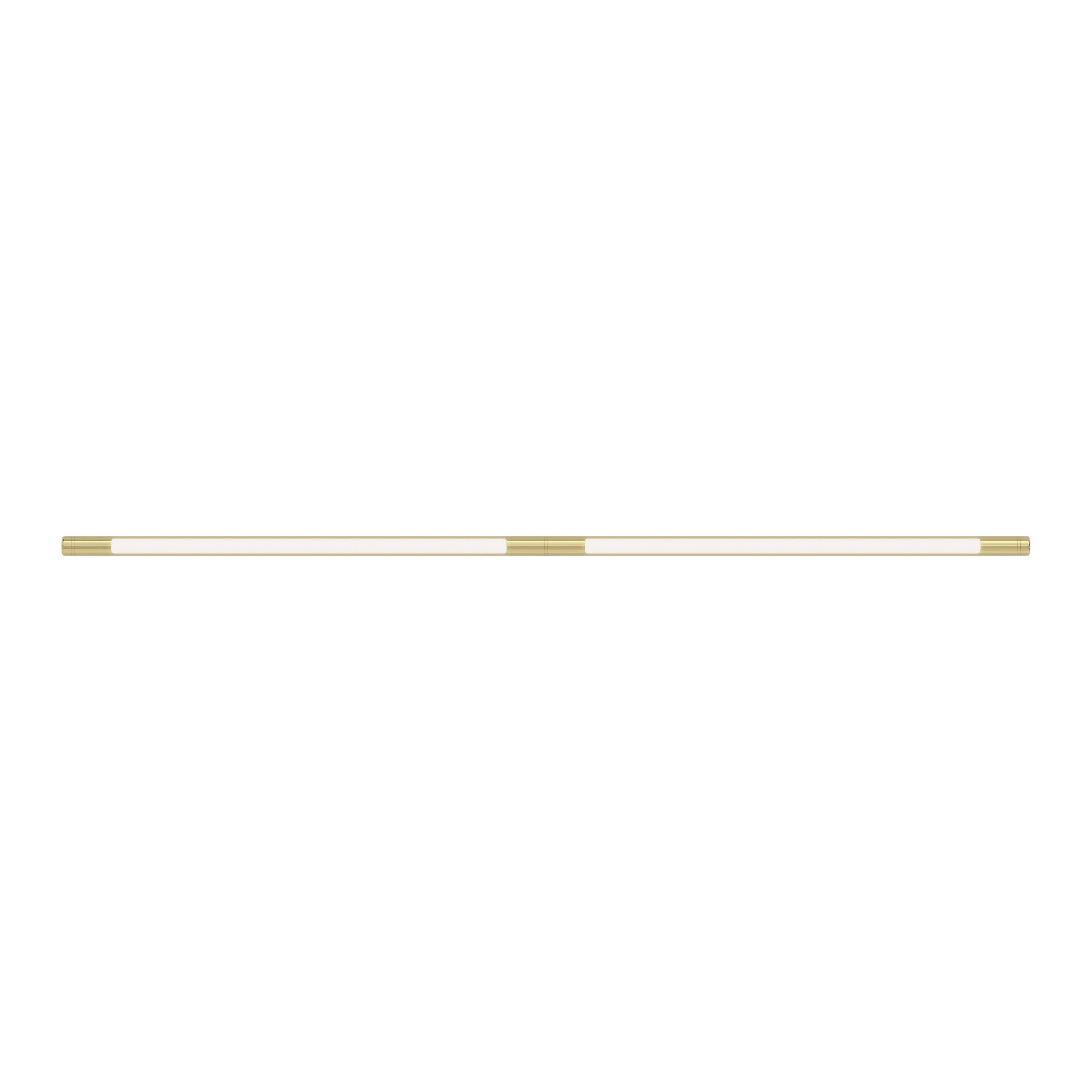 Pipeline 125.2 Ceiling/Wall Light: Brass + Brass