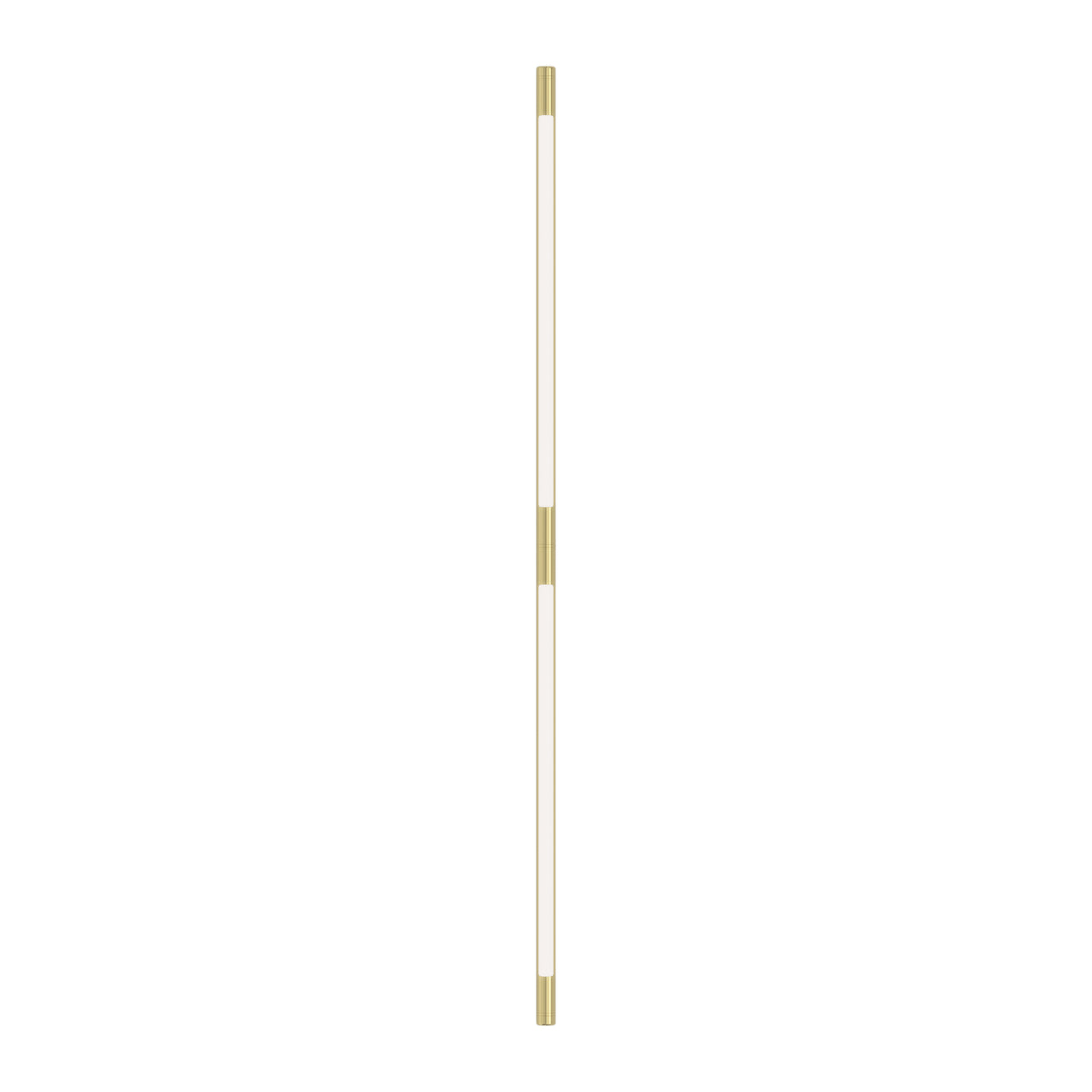 Pipeline 125.2 Ceiling/Wall Light: Brass + Brass