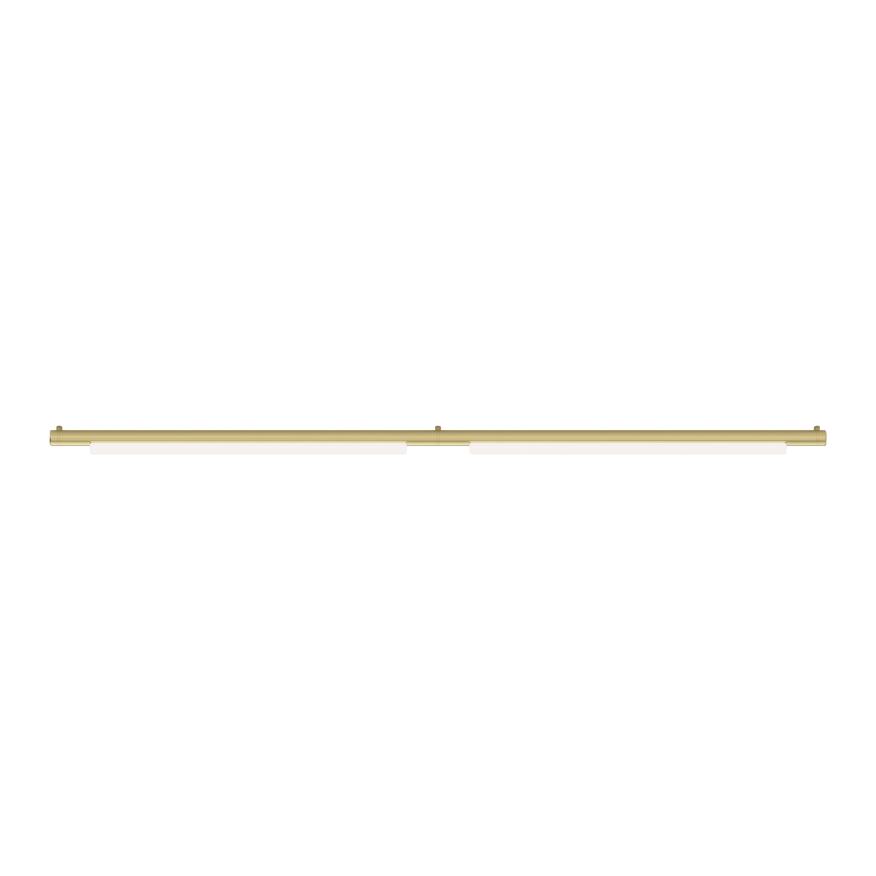Pipeline 125.2 Ceiling/Wall Light: Brass + Brass