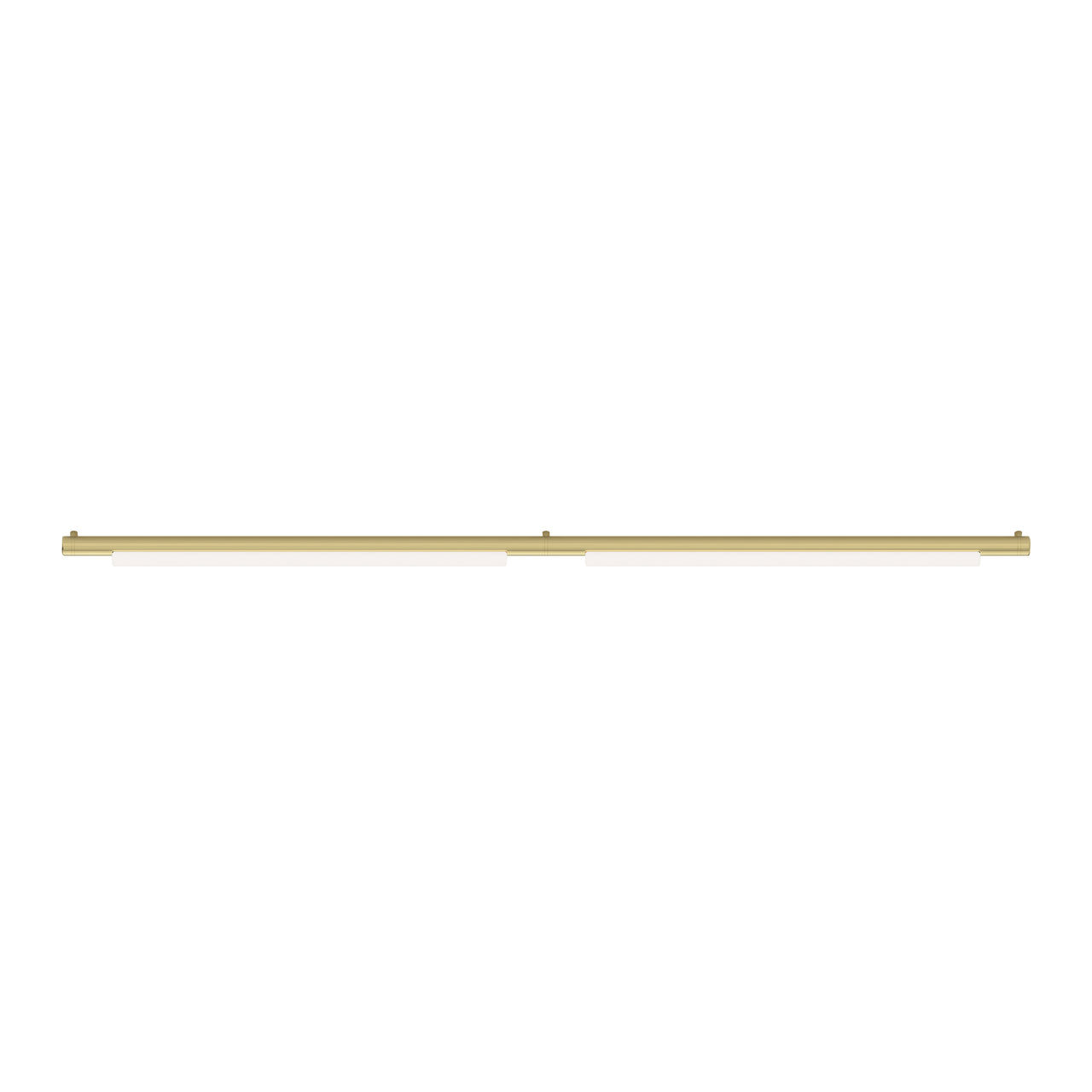 Pipeline 125.2 Ceiling/Wall Light: Brass + Brass