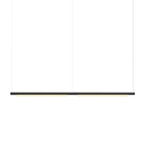Pipeline 125.2 Linear Pendant Light: Black + Black