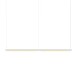 Pipeline 125.2 Linear Pendant Light: White + White