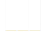 Pipeline 125.3 Linear Pendant Light: White + White