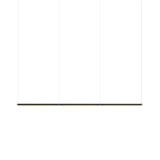Pipeline 125.3 Linear Pendant Light: Black + Copper