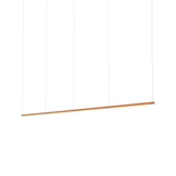 Pipeline 125.4 Linear Pendant Light: Copper + Copper