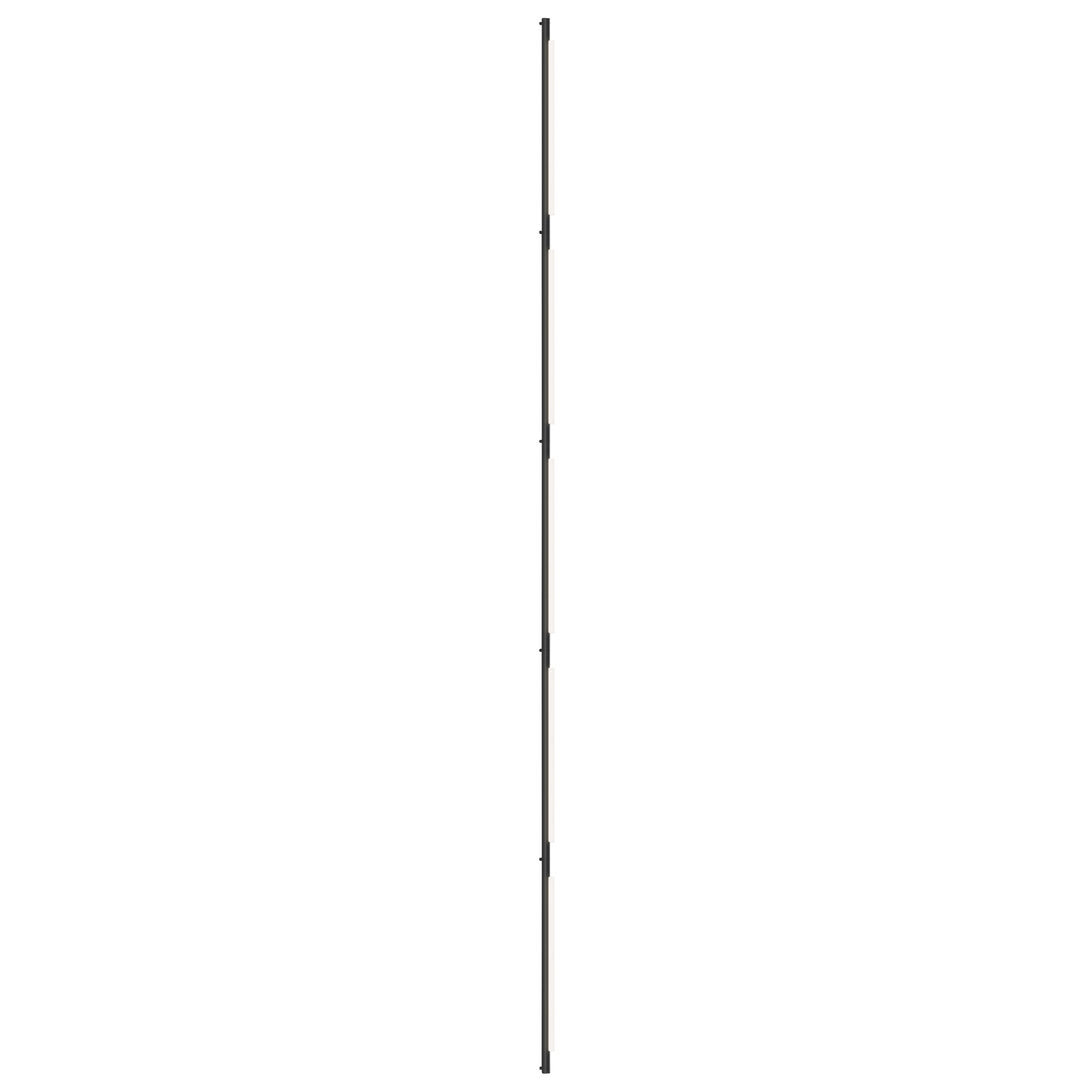 Pipeline 125.5 Ceiling/Wall Light: Black + Black