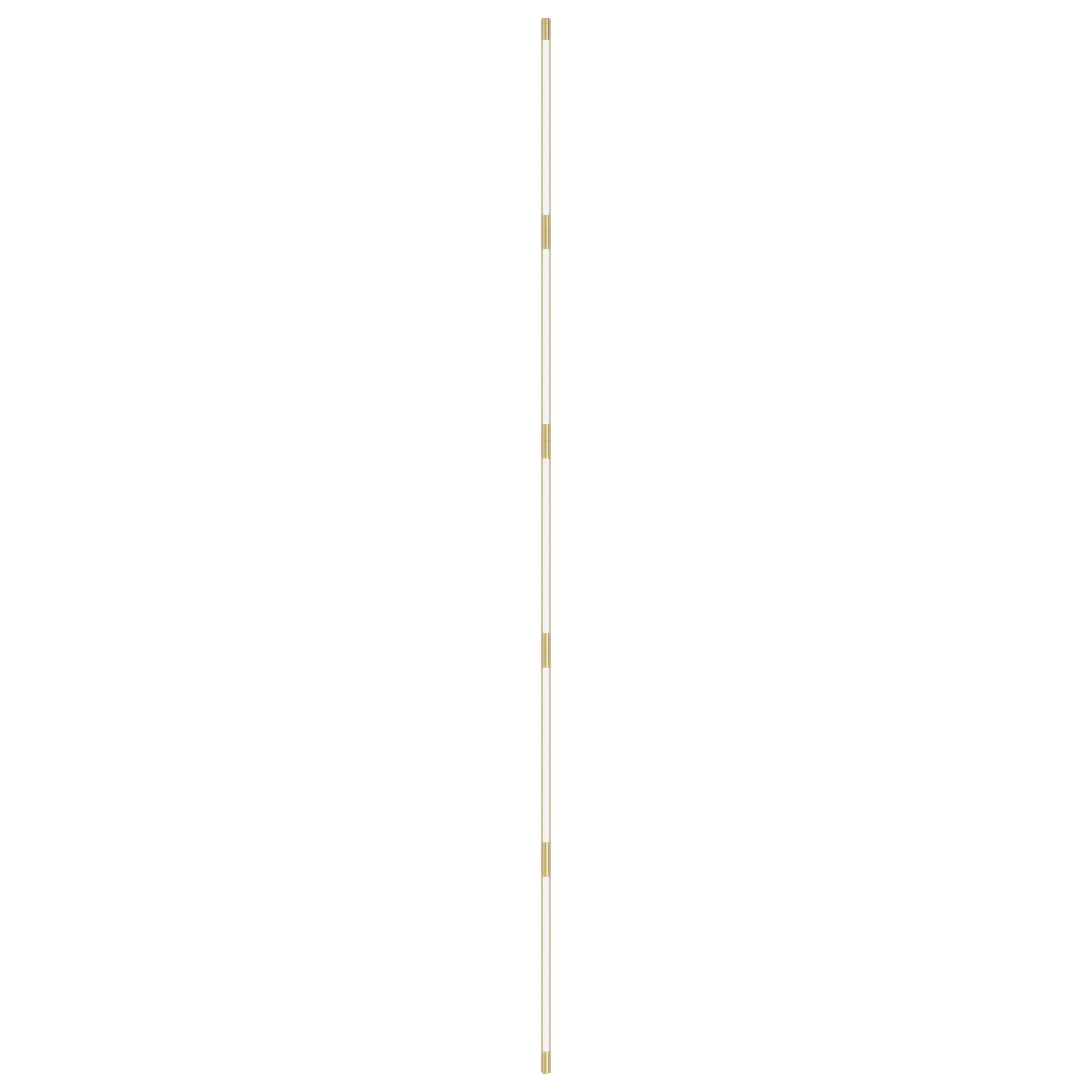 Pipeline 125.5 Ceiling/Wall Light: Brass + Brass