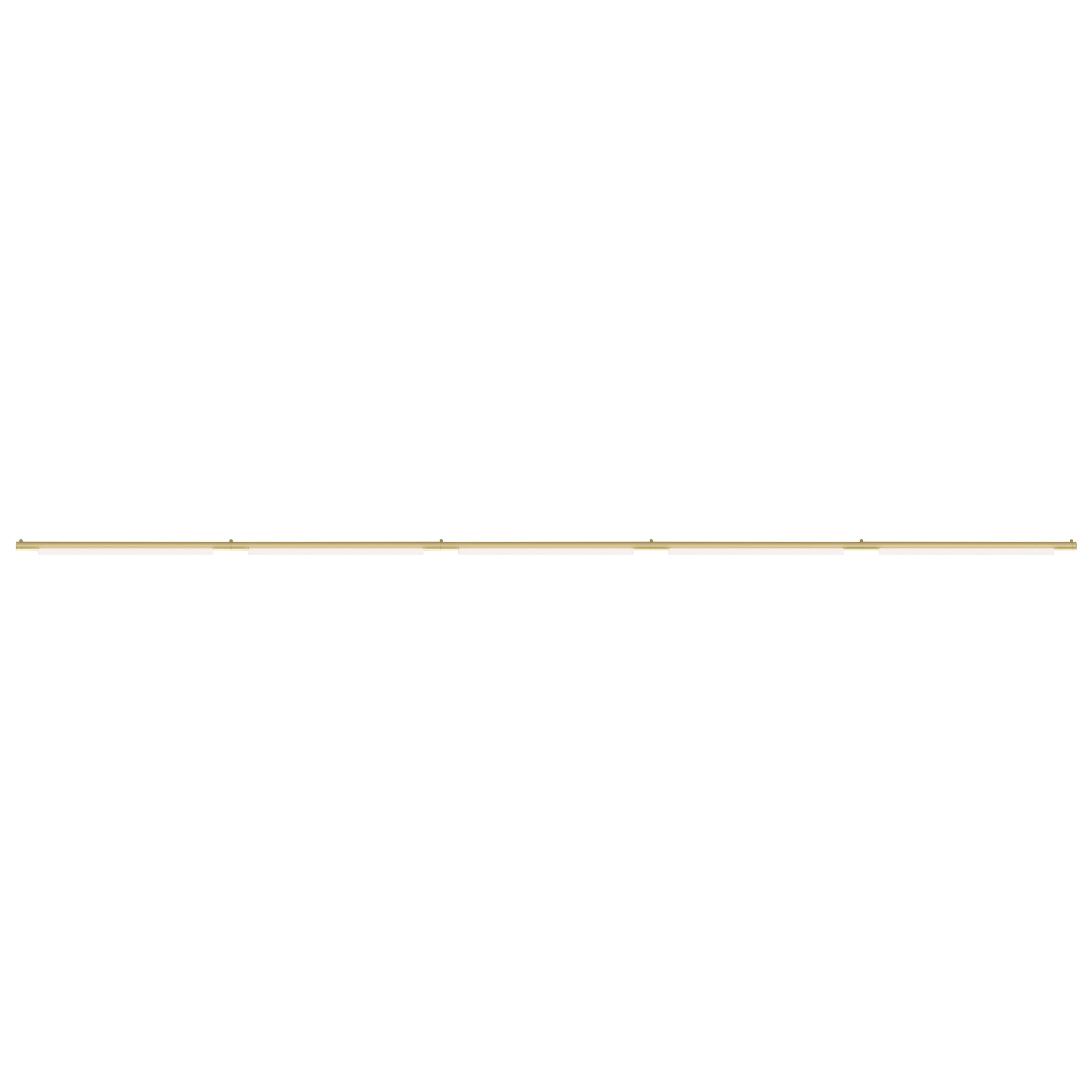 Pipeline 125.5 Ceiling/Wall Light: Brass + Brass